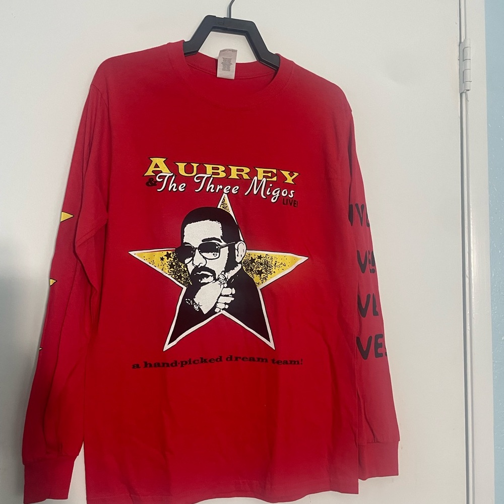 Aubrey and The Three Amigos tour long sleeve Original from Tour NEW